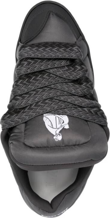 Lanvin Sneakers met logopatch Zwart