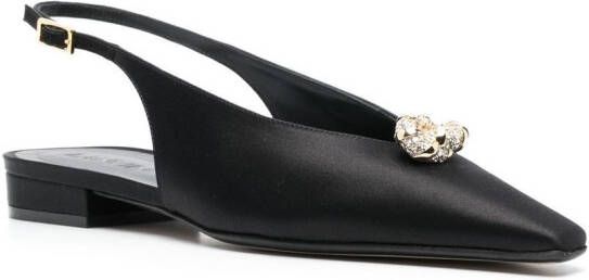 Lanvin Swing slingback muiltjes Zwart