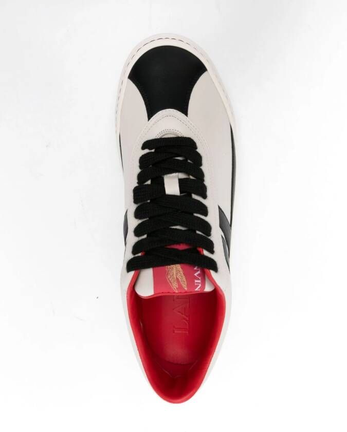 Lanvin x Future Cash sneakers met colourblocking Beige