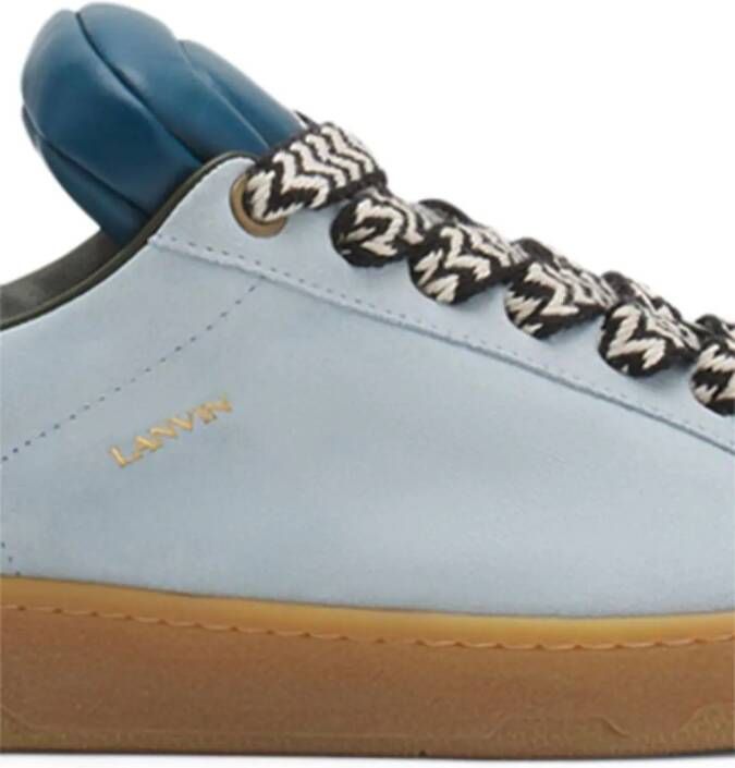 Lanvin x Future Hyper Curb suède sneakers Blauw