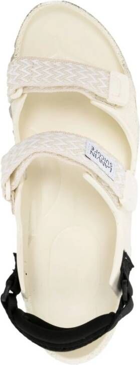Lanvin x Suicoke Wake Curb sandalen Beige