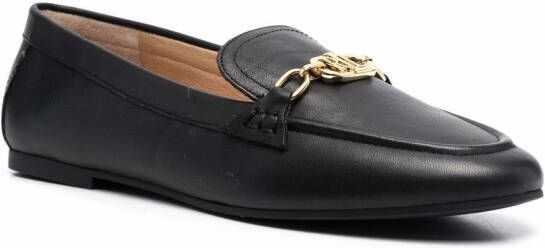 Lauren Ralph Lauren Avery loafers met logoplakkaat Zwart