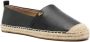 Lauren Ralph Lauren Cameryn leren espadrilles Zwart - Thumbnail 2