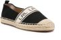 Lauren Ralph Lauren Caylee espadrilles met logo Zwart - Thumbnail 2