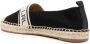 Lauren Ralph Lauren Caylee espadrilles met logo Zwart - Thumbnail 3