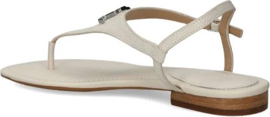 Lauren Ralph Lauren Ellington sandalen met hagedis-reliëf Wit