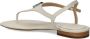 Lauren Ralph Lauren Ellington sandalen met hagedis-reliëf Wit - Thumbnail 3