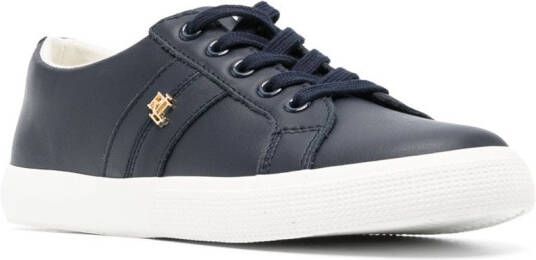 Lauren Ralph Lauren Sneakers met logoplakkaat Blauw