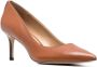 Lauren Ralph Lauren Lanette leren pumps Bruin - Thumbnail 2