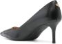 Lauren Ralph Lauren Lanette leren pumps 70 mm Zwart - Thumbnail 3