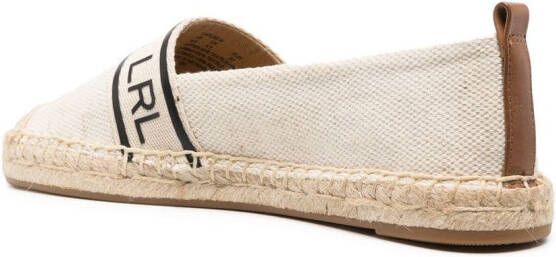 Lauren Ralph Lauren Espadrilles met logoprint Beige