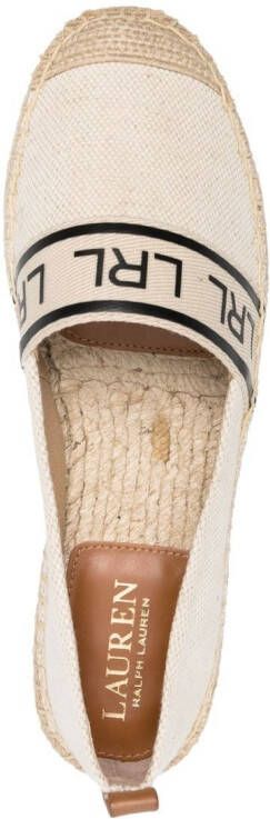 Lauren Ralph Lauren Espadrilles met logoprint Beige