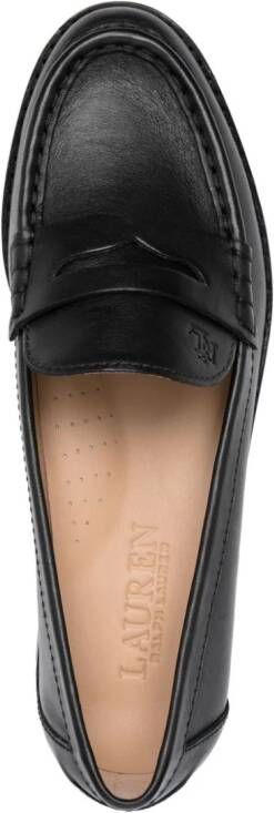 Lauren Ralph Lauren Wren loafers met ronde neus Zwart
