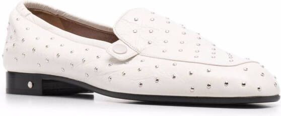 Laurence Dacade Angela leren loafers Wit