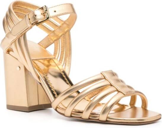 Laurence Dacade Camila 85 leren sandalen Goud