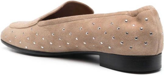 Laurence Dacade Loafers verfraaid met stras Beige