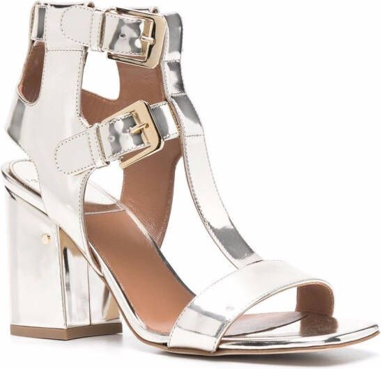 Laurence Dacade Sandra metallic sandalen Goud