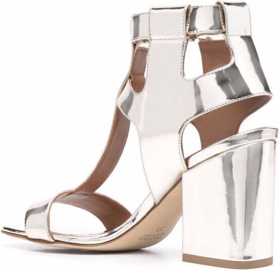 Laurence Dacade Sandra metallic sandalen Goud