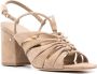 Laurence Dacade Suède sandalen met blokhak Beige - Thumbnail 2