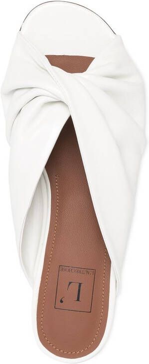 L'Autre Chose Leren sandalen Wit