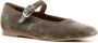 Le Monde Beryl Mary Jane fluwelen schoenen Groen - Thumbnail 2