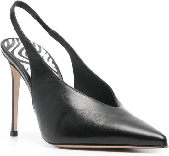 Le Silla Leren pumps Zwart