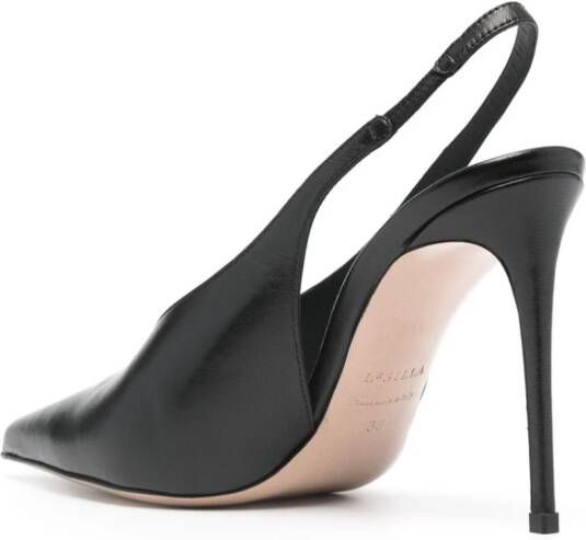 Le Silla Leren pumps Zwart