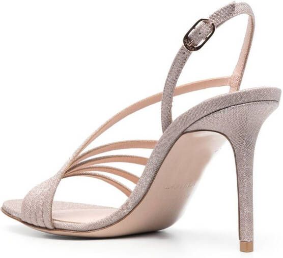 Le Silla Scarlet sandalen verfraaid met kristal Beige