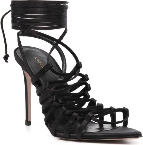 Le Silla Afrodite sandalen Zwart