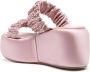 Le Silla Aiko satijnen sandalen Roze - Thumbnail 3
