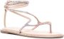 Le Silla Belen sandalen verfraaid met kristal Beige - Thumbnail 2