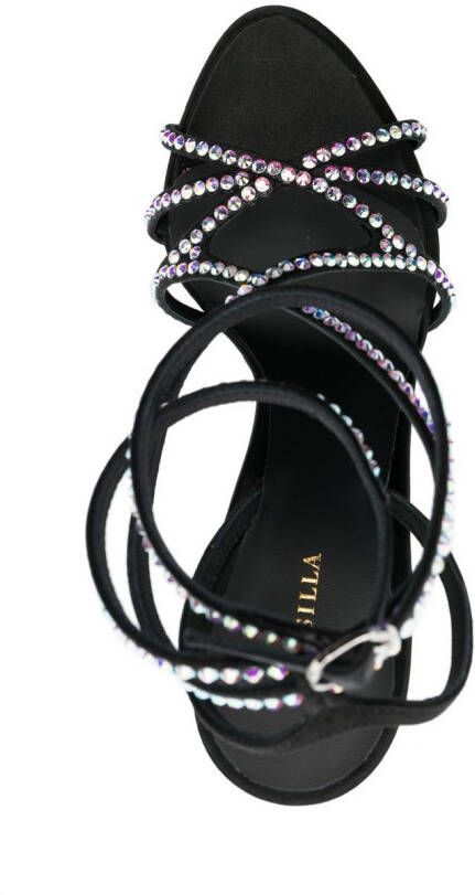 Le Silla Belen sandalen Zwart