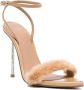 Le Silla Bella 105mm faux-fur sandals Beige - Thumbnail 2