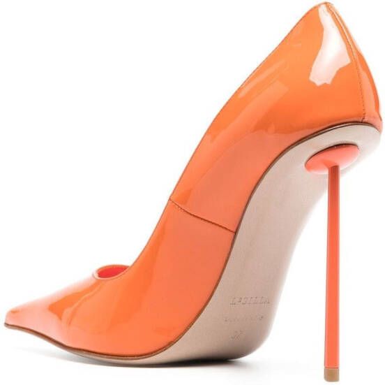 Le Silla Bella leren pumps Oranje