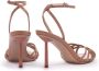 Le Silla Bella 80mm lakleren sandalen Beige - Thumbnail 3