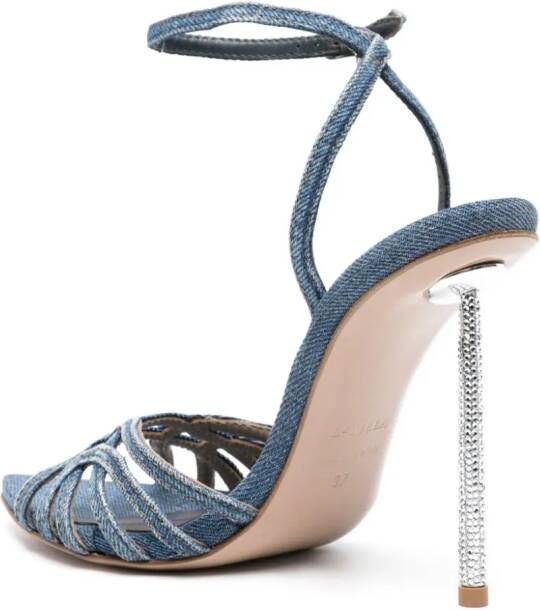 Le Silla Bella denim pumps Blauw