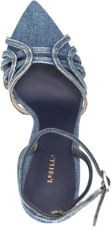 Le Silla Bella denim pumps Blauw