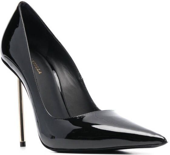 Le Silla Bella lakleren pumps Zwart