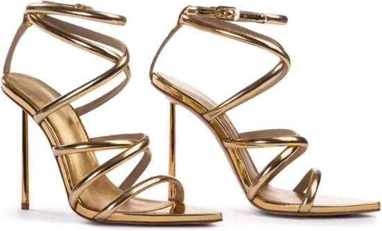 Le Silla Bella leren sandalen Goud