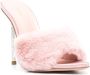 Le Silla Bella muiltjes van imitatiebont Roze - Thumbnail 2