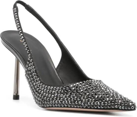 Le Silla Bella pumps verfraaid met kristallen Zwart