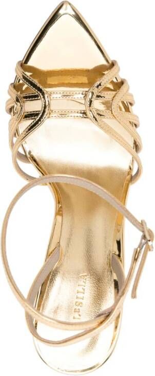 Le Silla Bella sandalen met metallic afwerking Goud