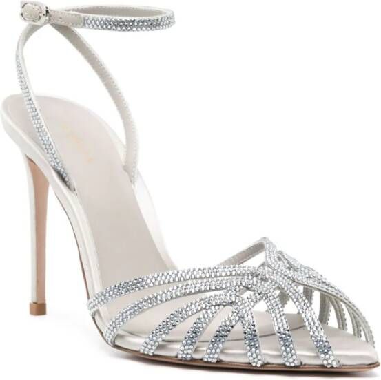 Le Silla Bella slingback sandalen Zilver