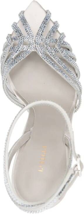 Le Silla Bella slingback sandalen Zilver