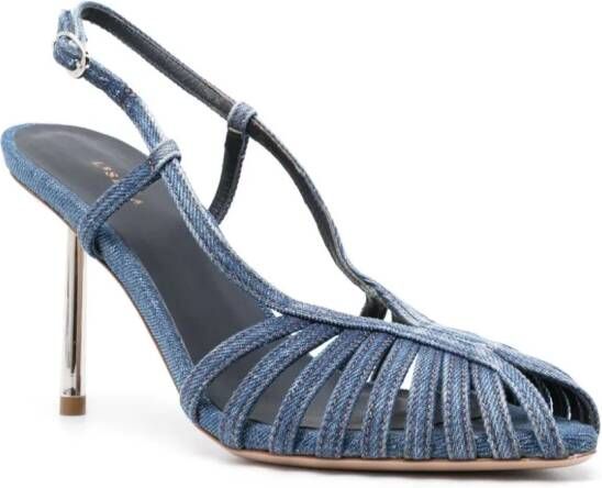 Le Silla Cage slingback pumps Blauw