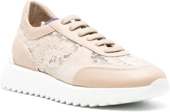 Le Silla Chantily leren sneakers Beige