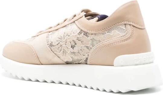 Le Silla Chantily leren sneakers Beige