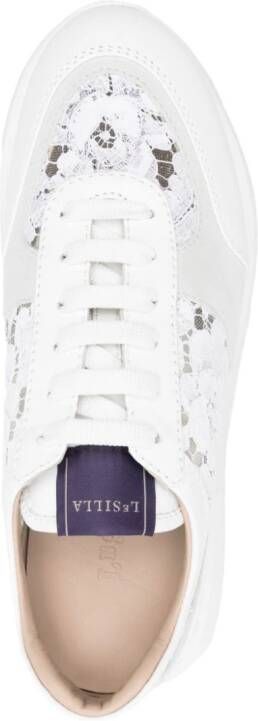 Le Silla Chantily leren sneakers Wit