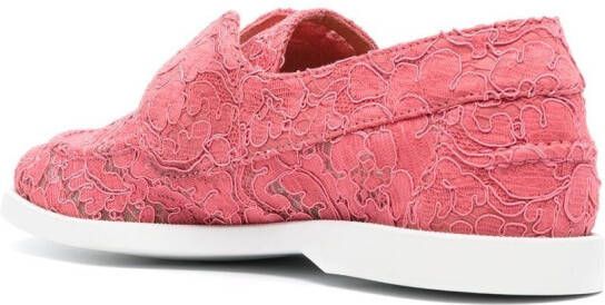 Le Silla Claire loafers met gesp Roze