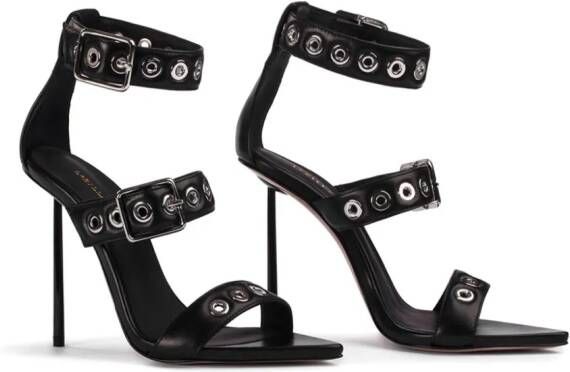 Le Silla Courtney sandalen met ringlets Zwart